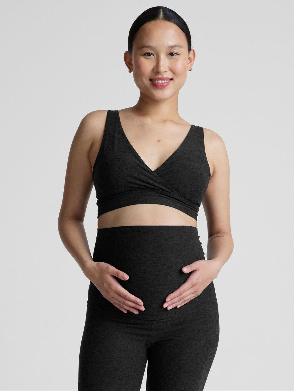 Beyond the Bump Spacedye Easiest Ever Long Nursing Bra darkest night medium M